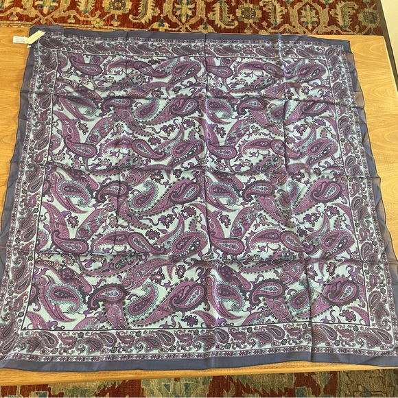 NWT Laura Ashley sheer silk scarf